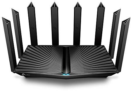 【Nuevo】 TP-Link Archer AX90 - Router Wi-Fi 6 (HT160) Tribanda AX6600 Mbps, 8 Flujo de Datos, Streaming 8K, 4X Núcleos a 1.5GHz, OFDMA, 4X4 MU-MIMO, WP3, Compatible OneMesh
