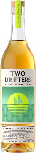 Two Drifters Overproof Spiced Pineapple 60% ABV | Carbon-Negative British Craft Spirit | Made in Devon, 70cl