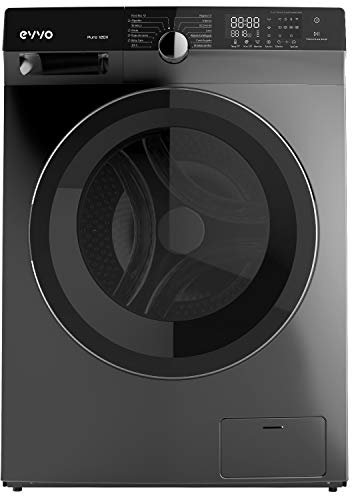 EVVO Lavadora PURE 10DX, 1500 rpm, 10 Kg, Motor inverter eDrive, Tambor eProtect, 14 programas, Smart Load, Añadir prendas, Lavado Rápido, Inicio diferido