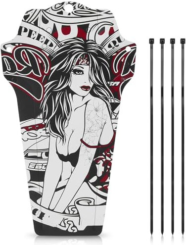 Agatige Parafango MTB, Parafango Personalizzato Parafango Ali Parafanghi MTB Parafango Bicicletta Anteriore Posteriore MTB Fender Parafanghi per Bicicletta Mountain Bike (F10)