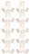 10pcs Conectores Pvc 25mm 3 Vias, Conector Te Esquina Codo, Accesorios Tuberia
