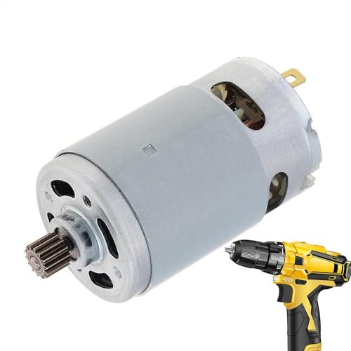 24-V-Motor – 21-V-Hobbymotor für Gleichstromgetriebe, 14 Zähne, geräuscharm, leistungsstarkes Sägezubehör, elektrischer Sägemotor für elektrische Bohrmaschine/Schraubendreher
