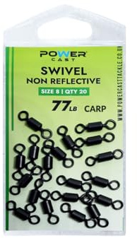 Power Cast Size 8 Carp Swivel (20)