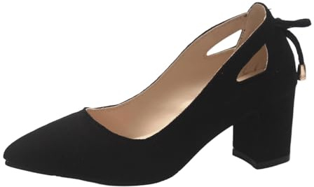 Elegantes Zapatos de tacón de Punta Afilada con clásico, sofisticados para el día a día, Ocasiones Formales e Informales, Mujer.