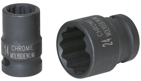 KS TOOLS 515.0927 1/2 Bi hex impact socket, 27mm