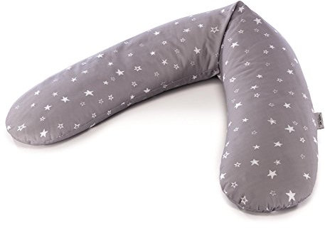 Das Original Theraline Stillkissen | 190 cm | Polyester Hohlfaser Füllung | inklusive Bezug Sternenhimmel
