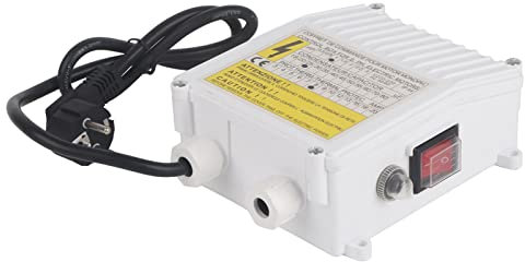 Pumpensteuerkasten, Brunnenpumpensteuerung, Saug Pumpensteuerung, Haushalt Externer Steuerkasten mit Integriertem Wärmeschutz Schalter(EU-Stecker 220 V 750 W)