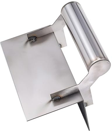 Paleta de esquina de precisión para juntas de pared sin costuras, acero inoxidable con mango antifatiga, herramienta de construcción profesional, paleta de esquina