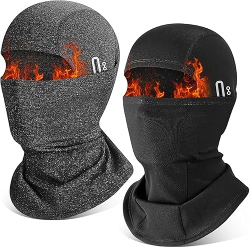 HEGGCOOE Skimaske Sturmhaube für Herren und Damen,Winddichte Balaclava Wärme Gesichtsmaske für Outdoor Skifahren, Snowboarden, Laufen, Radfahren und Motorradfahren