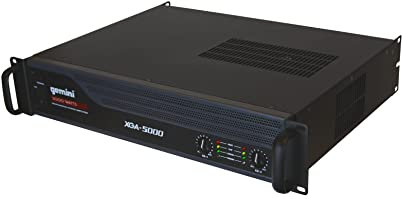 Gemini XGA Series XGA-5000 Professional Quality PA System DJ Equipment Power Amplifier with 5000 Watt Instant Peak Power