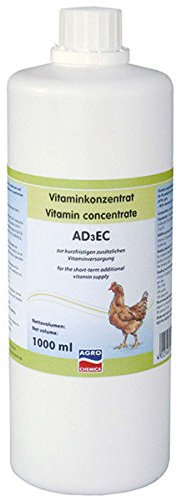 Kerbl Vitamin Konzentrat AD3EC für Geflügel, wasserlöslich mit Vitamin A/C/D3/E
