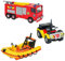 Dickie 203099629 Toys Feuerwehrmann Sam 3 Pack, Set mit 3 verschiedenen Metallfahrzeugen, Spielzeugautos mit Freilauf, Jupiter/Mercury/Neptune, Venus/Hydrus/Wallaby, 2-Fach Sortiert