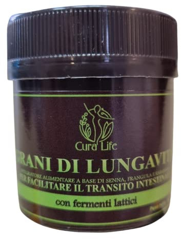 Cura Life Grani Lunga Vita Lassativo 100% Naturale Integratore Alimentare Prebiotico 35g