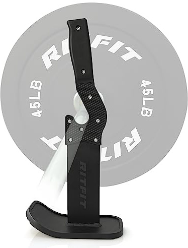 RITFIT Deadlift Jack/Barbell Jack Descargar 660LB Barbell Stand Bar con mango antideslizante y base,Perfecto para ejercicios de peso muerto y placas de barra de carga y descargas de pesas