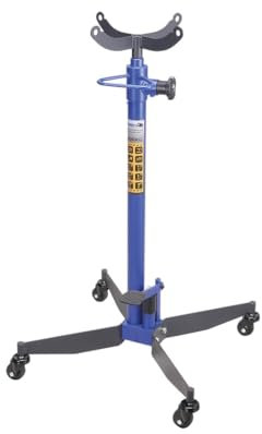 DeTec. Getriebeheber 300kg Motorheber mit Fußpumpe | 1140mm-2000mm - hydraulisch | Motorträger KFZ Getriebeträger mit 4 Laufrollen