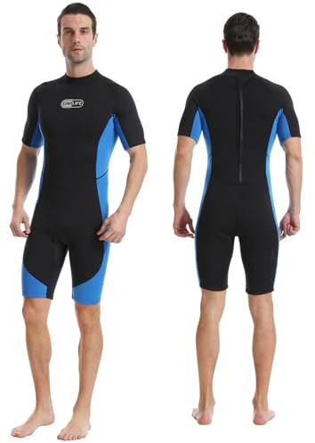 Glimilife Mute Uomo Donna, Muta sub Shorty Uomo 3mm/Muta Intera in Neoprene da Donna Corpo Intero in Acqua Fredda Mantieniti al Caldo per Immersioni Surf Snorkeling Kayak