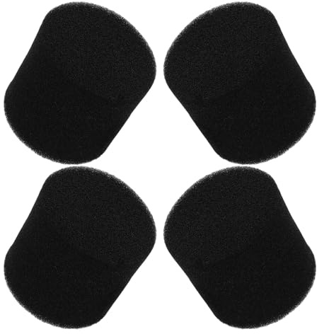 BAZEITFLOW 4 st högdensitetssvamphögtalare portstoppare 53 mm diameter 50 mm höjd för subwoofer-skåp bas reflexrör luftventiler ljudisolerande dynor