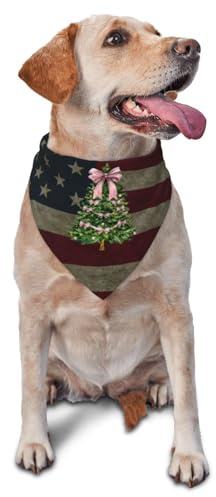 Rosa julgran med rosett hundhalsduk snygg hundhalsduk andas hund bandana för valpar födelsedag liten medelstor och stor hund