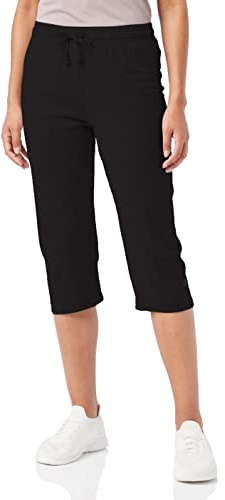 Champion Women's Jersey Capri Pants, -black, XXL