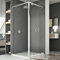 Idralite Sintesi Duo 2 Türen Duschkabine 120x80 ÖF. 120 cm H185 Strukturglas