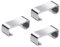 Operitacx 3er Set Edelstahl EssstäBchen Ablage, Metall LöFfel Halter, StäBchenstäNder FüR Zuhause Und Restaurant, SpüLmaschinenfest, 4.0 * 1.5 * 1.3 cm, Silber