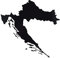 Modrinho Auto Aufkleber, Car Sticker, Hrvatska, Naljepnica, Kroatien, Croatia (10,5x10,5cm)