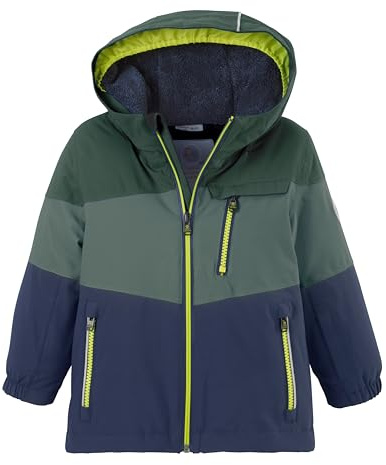 Killtec Unisex fisw 3 mns jckt Skijacke Funktionsjacke mit Kapuze und Schneefang, dunkel waldgrün, 86-92 EU
