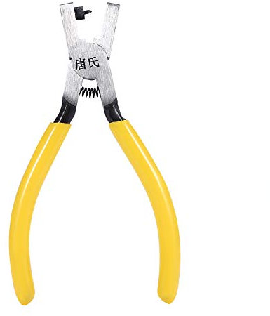ANKROYU Perforadora de cuero profesional de 1 pieza, perforadora agujero reloj de acero al carbono, herramienta de reparación de alicates de perforación de correa, Agujero Alicates Perforadores Manual