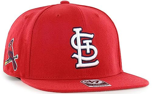 47 Brand St. Louis Cardinals Sure Shot Sidepatch 2 Tone Captain Snapback Cap MLB Forty Seven