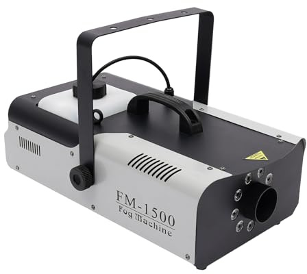 Dimma maskin 1 500 W 3-i-1 RGB LED DMX dimmaskin kan fjärrstyras med fjärrkontroll och justerbar hållare för fest, bröllop, DJ-show, scenljus