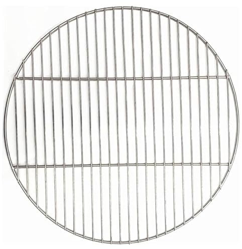 YEAHLEE Barbecue Rond Grill en Acier Inoxydable Accessoires de Barbecue Facile à Nettoyer (45cm)