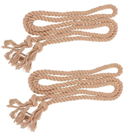 iplusmile Set 2 Cinture Intrecciate in Corda di Cotone Decorativa Medievale, Corda Morbida Regolabile, Cinture Artigianali da Donna per Abbellimento e Sostituzione Cintura Cappotto