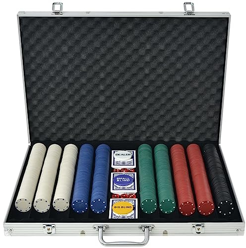 Genérico Juego de Póker con 1000 fichas y maletín de Aluminio,Juegos y Juguetes,Juegos,Estuches y fichas de póquer-80181