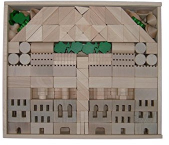 Ebert Holzbaukasten Architektur 1+2 345 Teile Erzgebirge