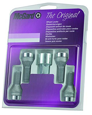 McGard 27015SU Bulloni Standard per Protezione ruota M12 x 1.5 Conico 33.3 mm Lunghezza SW17