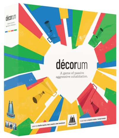 Decorum - A Board Game by Floodgate Games – 2-4 Players - Board Games for Family – 30-45 Minutes of Gameplay - Games for Family Game Night - for Teens and Adults Ages 14+ - English Version