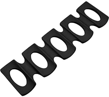 Pomrone Bottle Organizer, Black Silicone Foldable Wine Rack, Tabletop Mount, Modern Style, 1 Bottle, 4x5 inches, Refrigerator Organizer