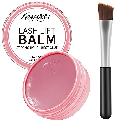 Lomansa Colla per Laminazione Ciglia, Colla per Sollevare le Ciglia, Lash Lift Balsamo, Tenuta Forte con Trattamento 2 in 1 per il Sollevamento e il Nutrimento
