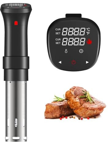 BLAIS Máquina Sous Vide Cocina de precisión 1100W Trabajo ultrasilencioso Temperatura precisa Control de tiempo Circuladores de inmersión Pantalla táctil LCD Aparatos de cocina Cocina Sous Vide