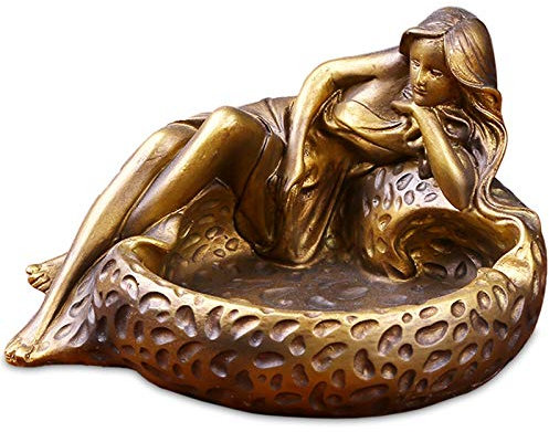 Ashtray Sexy Long Legs Woman Beauty Resin Vintage Ashtray Home Decor Cigarette Butt Holder Ash Holder For Smokers,Tabletop Smoking Ashtray Portable Ashtray