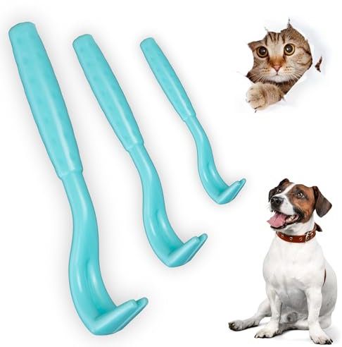 Set di 3 Pinze per Rimozione Zecche per Cani, Gatti e Persone.