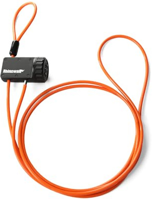 Rhinowalk Bike Lock Cable, 6.56ft Self-Retracting Security Cable, 5mm Diameter, Universal for Bikes, Motorcycles, Scooters & Strollers
