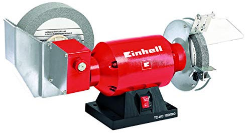 Einhell TC-WD 150/200 Smerigliatrice Combinata da Banco, Rosso