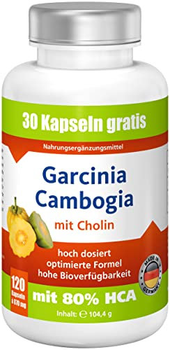 Garcinia Cambogia mit 80% HCA,1890mg Garcinia,120 vegane Kapseln: Premium ANGEBOT!!bestes Preis-Leistungsverhältnis,extrem hohe Bioverfügbarkeit,hoch dosiert,rein natürlich