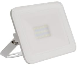 LEDKIA LIGHTING Projecteur LED Slim Crystal 120lm/W IP65 10W Blanc pour jardin, terrasse, patio, 3000K Blanc chaud