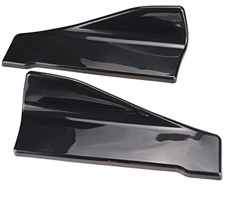 Asudaro Pelle arrière Universelle Automobile,Universel De Voiture Pare-Chocs Spoiler Arrière Lèvre Angle Diviseur Diffuseur Anti Choc Côté Jupe Diviseur Protecteur