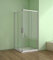 Acezanble Duschkabine 100x80cm Duschabtrennung Eckeinstieg Duschtür Dusche mit 5mm ESG Sicherheitsklarglas H185cm