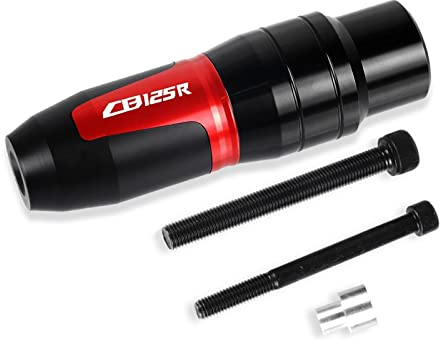 APLUZ Frame Exhaust Sliders Anti Crash Pad Protector FOR HONDA FOR CB125R 2011 2012 2013 2014 2015 2016 2017-2021 Falling Protection crash pad (Color : Red)