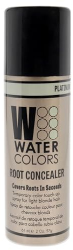 Watercolors Root Concealer Touch Up Texture & Volume Spray, Covers Gray Roots & Regrowth - Platinum 2 oz
