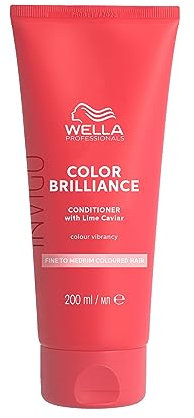Wella Professionals Invigo Color Brilliance Conditioner fine – glättende Farbschutz-Haarspülung für feines, gefärbtes Haar – mit Vitamin E und Antioxidantien – 200 ml